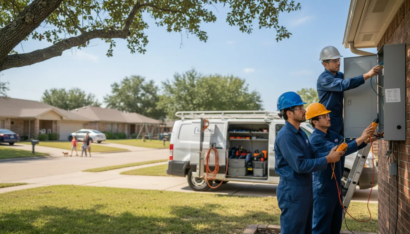 Certified electrician providing emergency electrical services in Stanford, CA